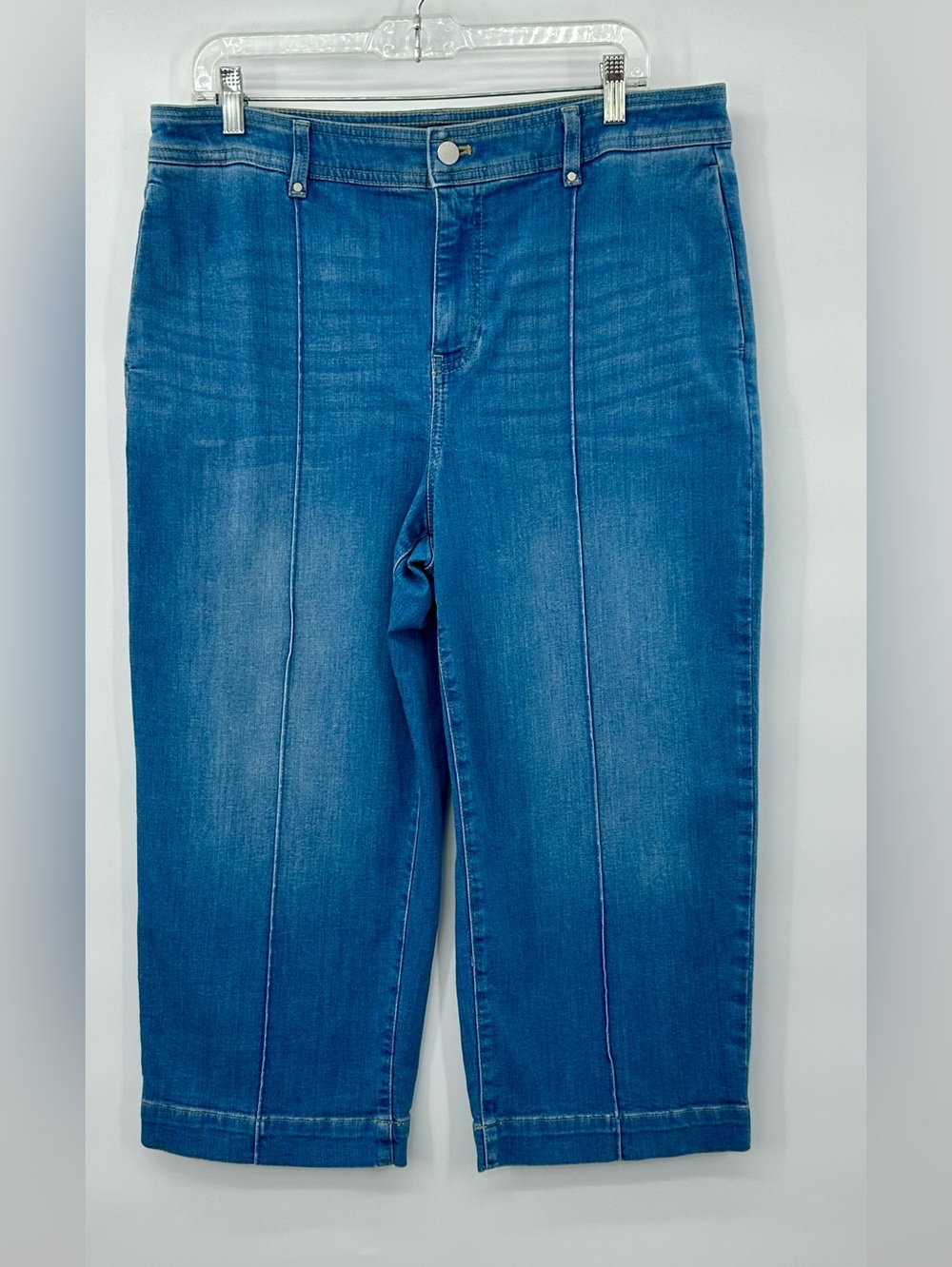 Talbots Wide Leg Cropped Jeans size 14p